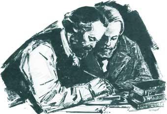 Marx y Engels en Gramscimanía